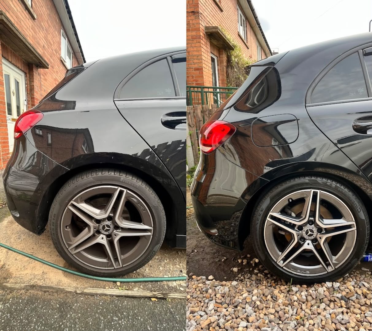 Before and after — wheels and arches